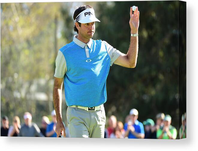 Facial Expression Canvas Print featuring the photograph Northern Trust Open - Final Round #5 by Harry How