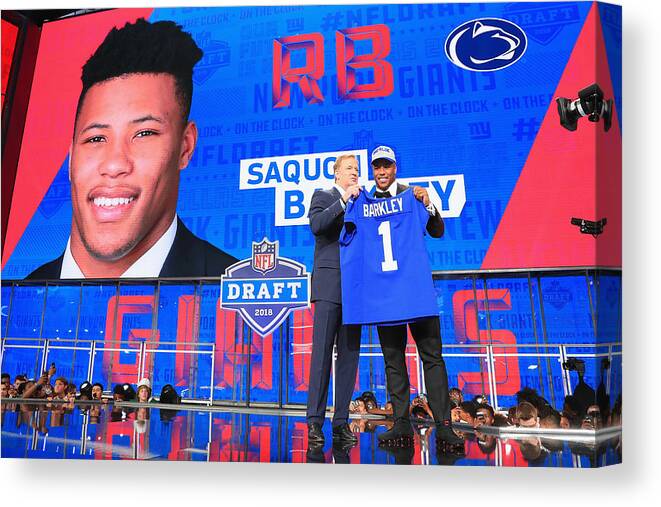 Cowboys Stadium Canvas Print featuring the photograph 2018 NFL Draft #55 by Tom Pennington