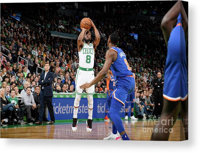 Kemba Walker Canvas Print featuring the photograph Kemba Walker by Brian Babineau