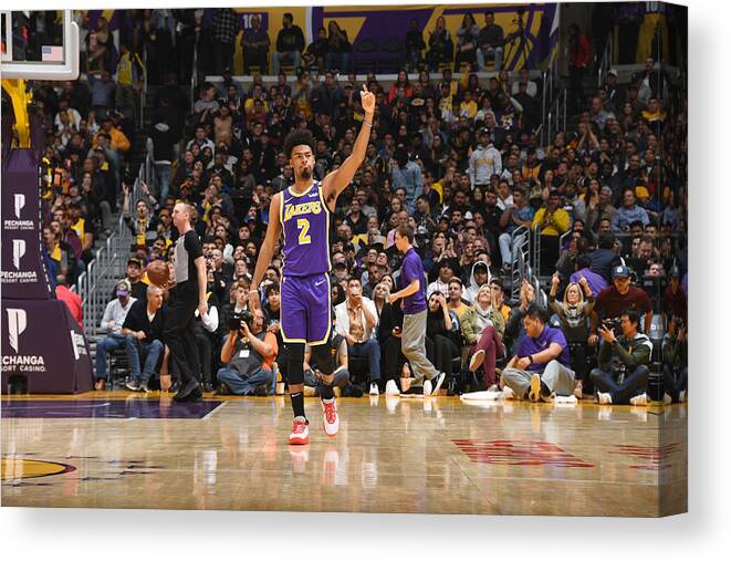 Nba Pro Basketball Canvas Print featuring the photograph Quinn Cook by Andrew D. Bernstein