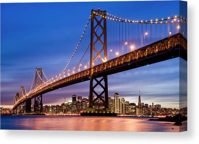 San Francisco Canvas Print featuring the photograph San Francisco #3 by Radek Hofman