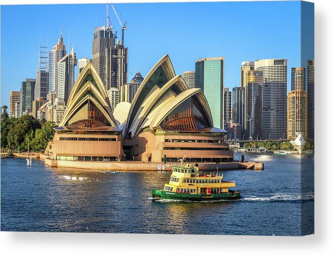 Sydney Australia Canvas Print featuring the photograph Sydney Australia #66 by Paul James Bannerman