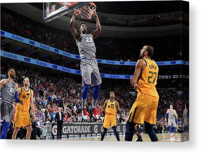 Nba Pro Basketball Canvas Print featuring the photograph Jimmy Butler by Jesse D. Garrabrant