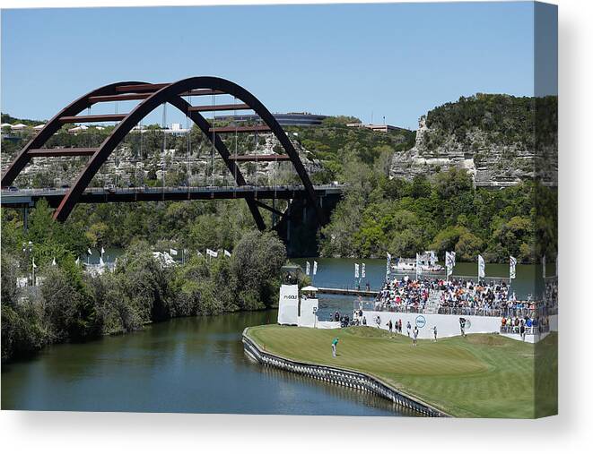 People Canvas Print featuring the photograph World Golf Championships-Dell Match Play - Round Two #7 by Christian Petersen