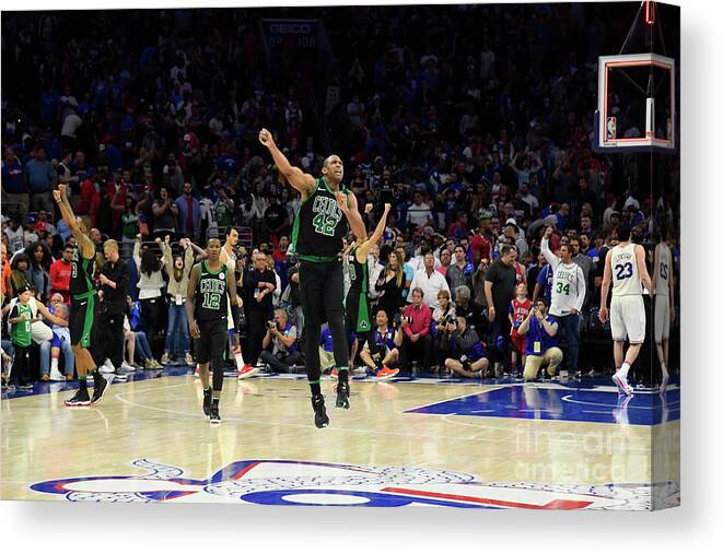 Playoffs Canvas Print featuring the photograph Al Horford by Brian Babineau