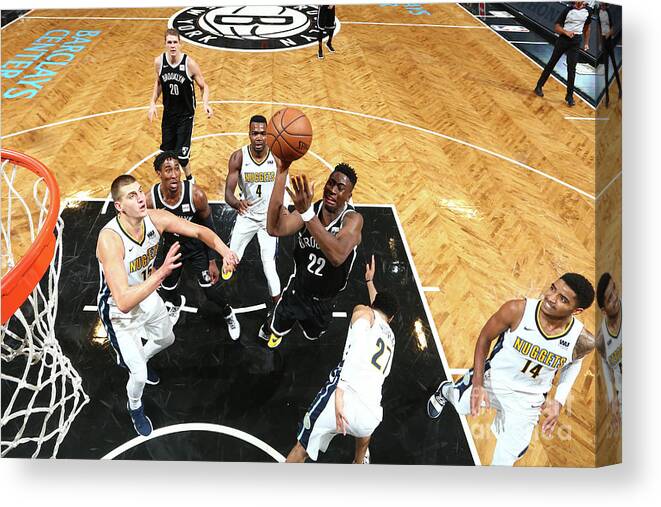 Nba Pro Basketball Canvas Print featuring the photograph Caris Levert by Nathaniel S. Butler