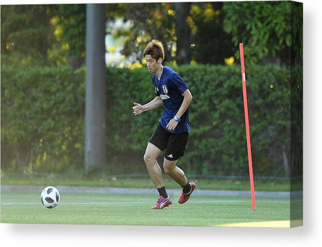 People Canvas Print featuring the photograph Japan Training Session #8 by Takashi Aoyama