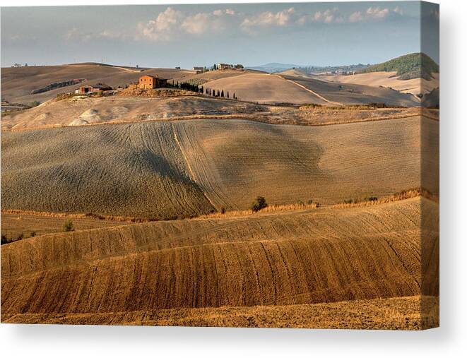 Beautiful Canvas Print featuring the photograph landscape, Tuscany, Italy #8 by Eleni Kouri