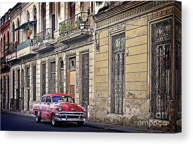Havana Canvas Print featuring the photograph Havana, Cuba #84 by Chris Andruskiewicz