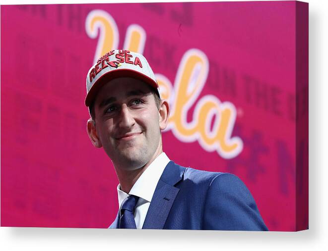 Josh Rosen Canvas Print featuring the photograph 2018 NFL Draft #9 by Ronald Martinez