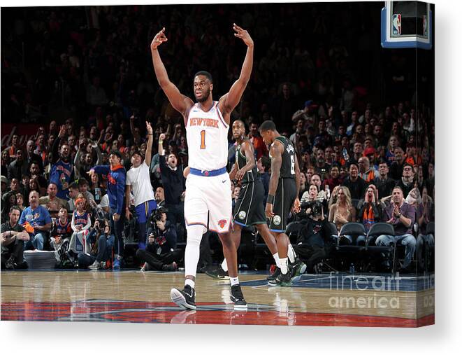 Emmanuel Mudiay Canvas Print featuring the photograph Emmanuel Mudiay #9 by Nathaniel S. Butler