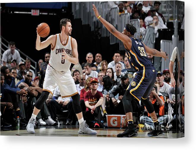 Playoffs Canvas Print featuring the photograph Kevin Love by David Liam Kyle
