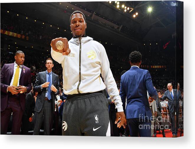 Nba Pro Basketball Canvas Print featuring the photograph Kyle Lowry by Jesse D. Garrabrant