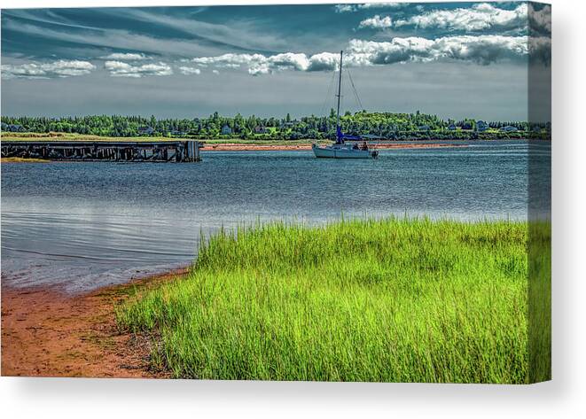Pei Canvas Print featuring the photograph A Good Afternoon For A Look Around The Harbor by Marcy Wielfaert