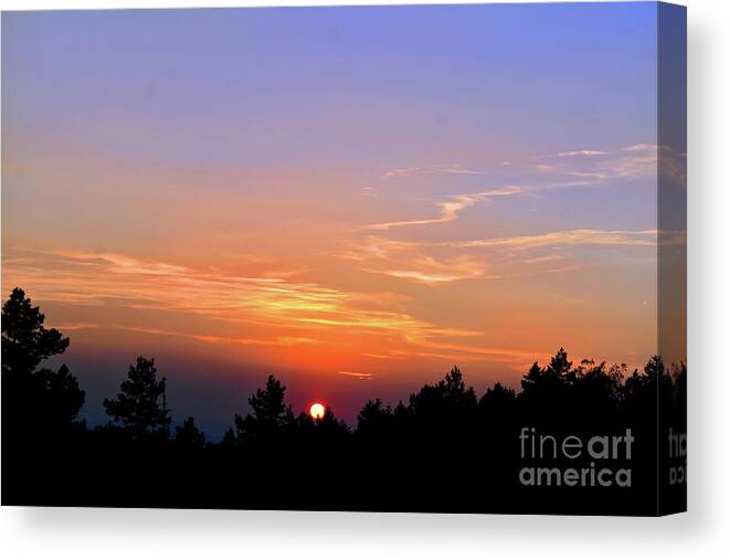 Nature Canvas Print featuring the photograph A Good Heart Is The Sun and The Moon by Leonida Arte