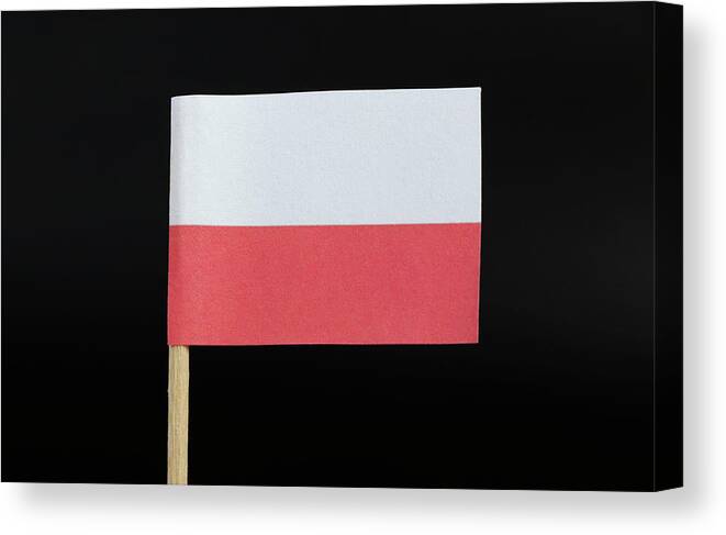 Poland Canvas Print featuring the photograph Flag of Poland by Vaclav Sonnek