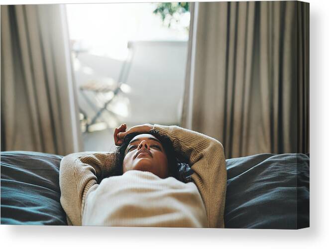 Apartment Canvas Print featuring the photograph A power nap is just what I need by Delmaine Donson