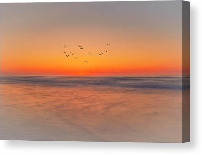 Ogunquit Canvas Print featuring the photograph A Quiet Morning by Penny Polakoff