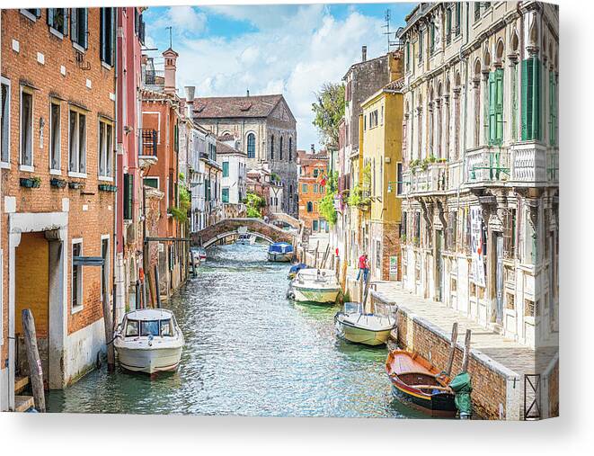 Venice Canvas Print featuring the photograph A Venice Summer by Marla Brown