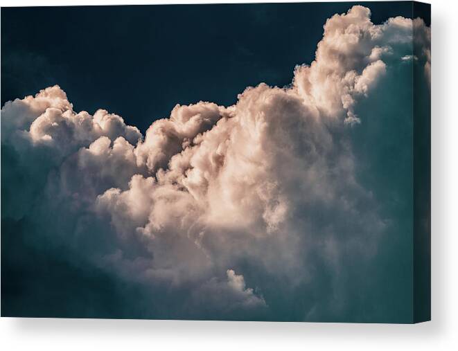 Cloudscape Canvas Print featuring the photograph Above by Rich Kovach