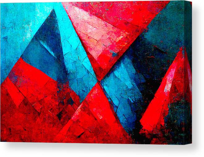 Abstract Canvas Print featuring the digital art Abstract #6 by Craig Boehman