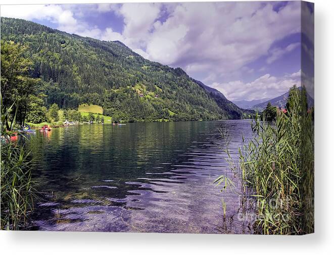 National Park Canvas Print featuring the photograph Afritzer See - Carinthia - Austria by Paolo Signorini
