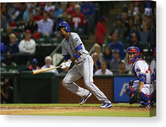 People Canvas Print featuring the photograph Alcides Escobar by Ronald Martinez