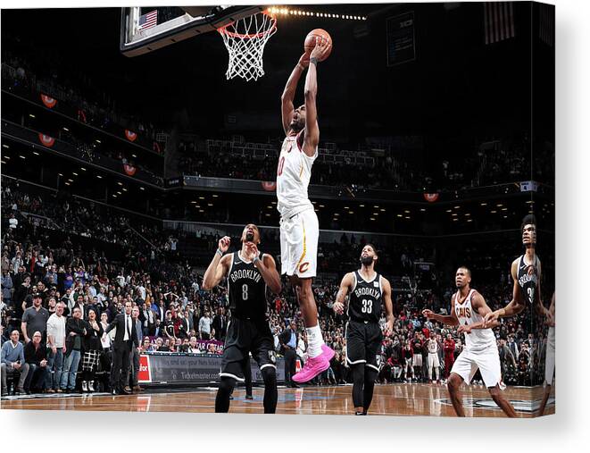Nba Pro Basketball Canvas Print featuring the photograph Alec Burks by Nathaniel S. Butler
