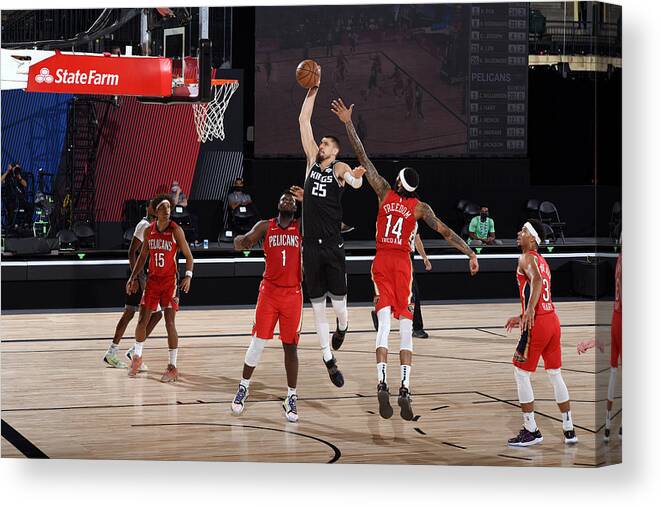 Alex Len Canvas Print featuring the photograph Alex Len by Joe Murphy