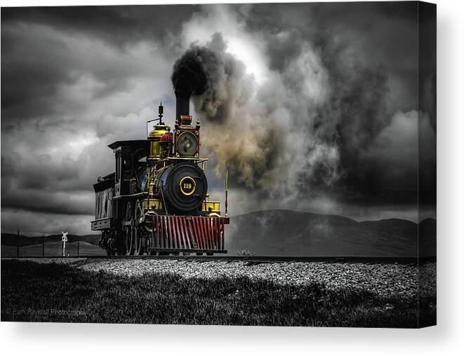 Train Canvas Print featuring the photograph All Aboard by Pam Rendall