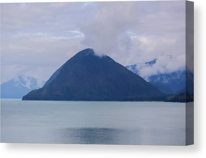 Alaska Canvas Print featuring the photograph An Alaskan Island Up by Ed Williams