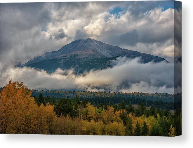 Mt. Meeker Canvas Print featuring the photograph Autumn Glory by Darlene Bushue