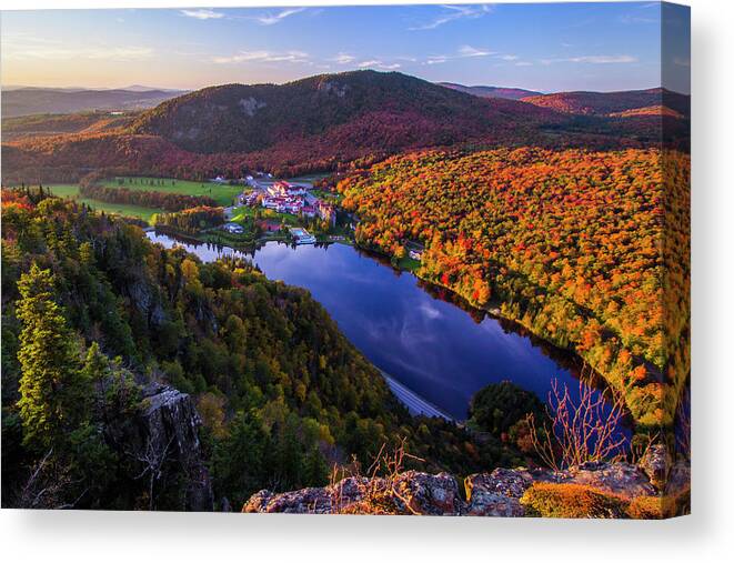New Hampshire Canvas Print featuring the photograph Balsams Sunset by White Mountain Images