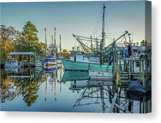 Bayou Canvas Print featuring the photograph Bayou Afternoon, 12/29/20 by Brad Boland