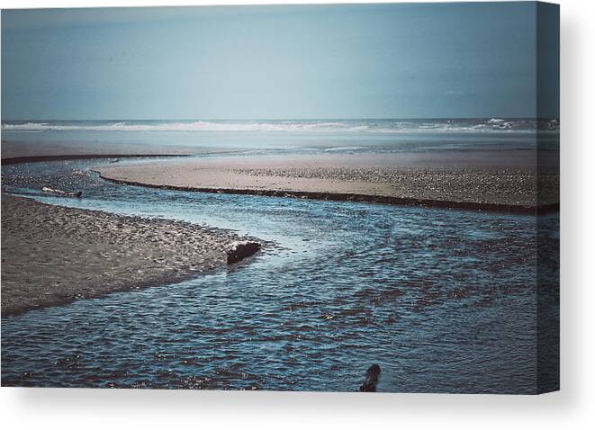 Ocean Canvas Print featuring the photograph Beach 3 by Carol Jorgensen