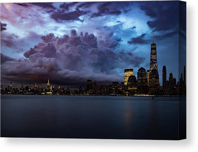 Dynamic Clouds Canvas Print featuring the photograph Before the Storm by Kevin Plant