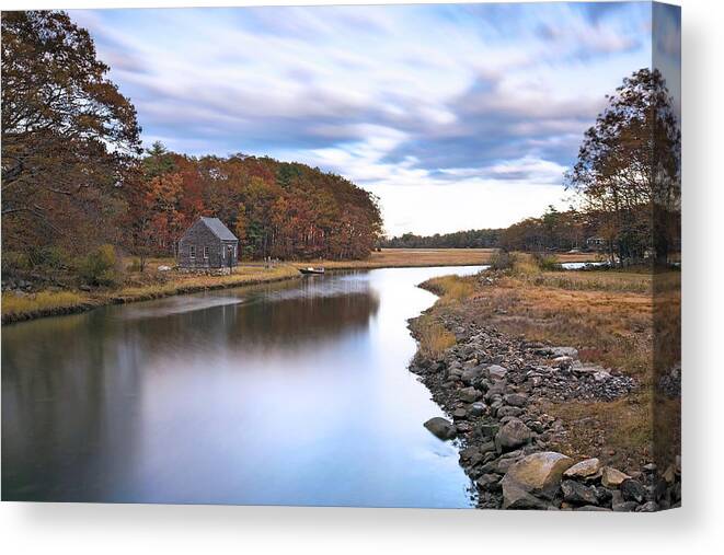 Berrys Brook Canvas Print featuring the photograph Berrys Brook by Eric Gendron