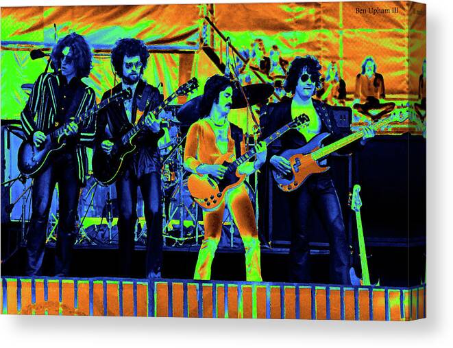 Blue Oyster Cult Canvas Print featuring the photograph Boc Vra#10 by Benjamin Upham III