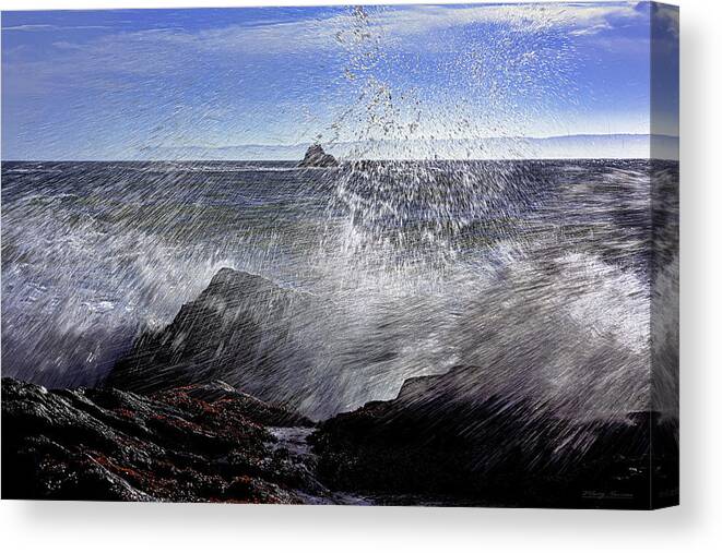 Bold Coast At Quoddy Head State Park Canvas Print featuring the photograph Bold Coast At Quoddy Head by Marty Saccone