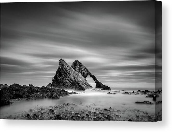 Bow Fiddle Rock Canvas Print featuring the photograph Bow Fiddle Rock 2 by Dave Bowman