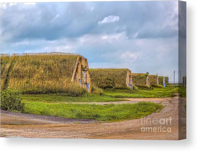 Jon Burch Canvas Print featuring the photograph Bunkers by Jon Burch Photography