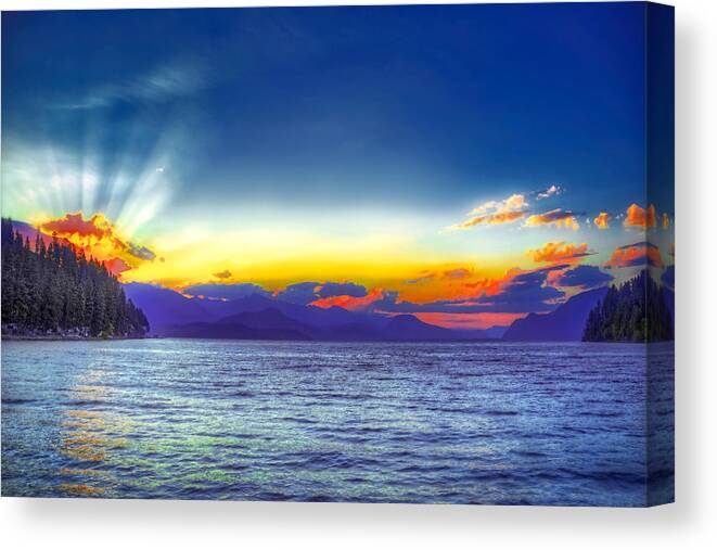 Camp Bay Canvas Print featuring the photograph Camp Bay by Dan Eskelson