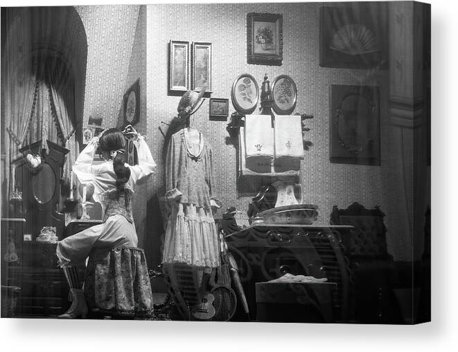 Carousel Of Progress Canvas Print featuring the photograph Carousel of Progress Scene 3 by Mark Andrew Thomas