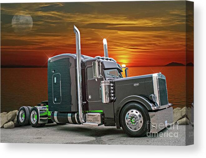 Big Rigs Canvas Print featuring the photograph Catr1550-21 by Randy Harris