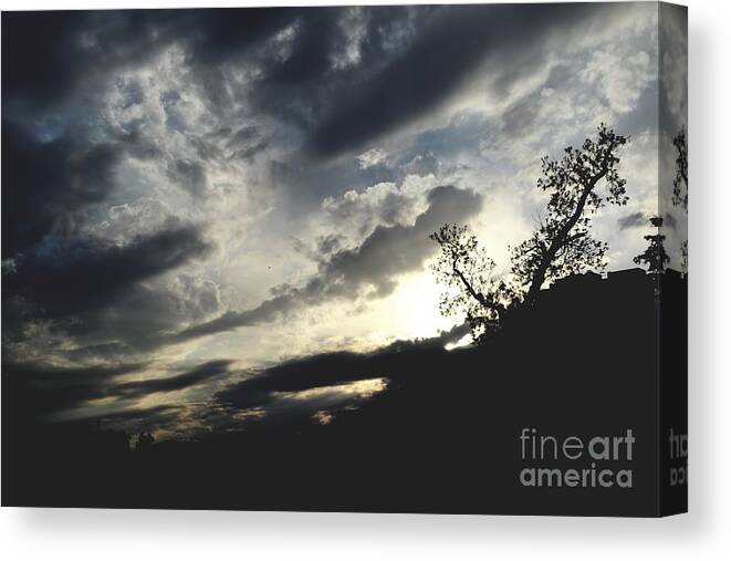Sunset Photograph Canvas Print featuring the photograph Changing Light by Expressions By Stephanie