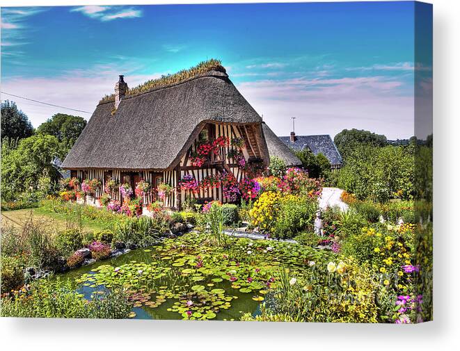 National Park Canvas Print featuring the photograph Chaumiere - Normandy - France by Paolo Signorini