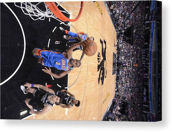 Chris Paul Canvas Print featuring the photograph Chris Paul by Rocky Widner