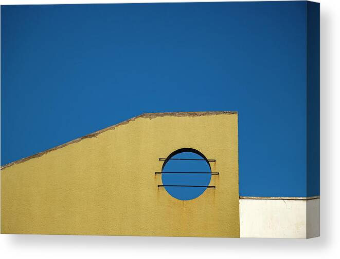 Circle With Lines Canvas Print featuring the photograph Circle with Lines by Prakash Ghai
