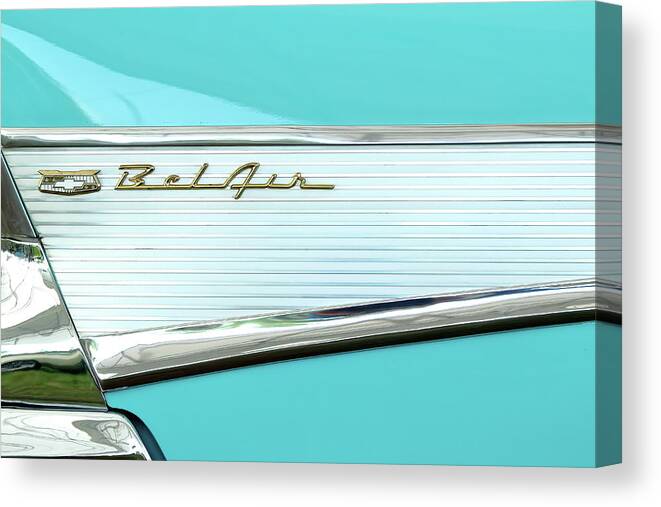 Chevy Canvas Print featuring the photograph Classic Bel by Lens Art Photography By Larry Trager