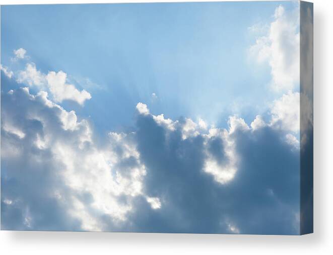 Clouds Canvas Print featuring the photograph Clouds_6871 by Rocco Leone